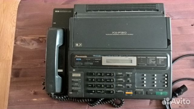Телефон-факс panasonic KX-F130