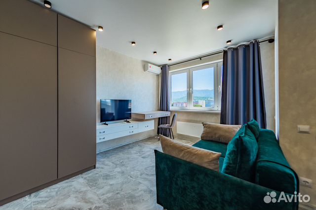 

Квартира-студия, 35 м², 2 кровати