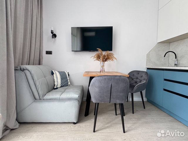 

Квартира-студия, 27 м², 2 кровати