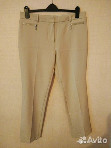 Брюки летние светлые женские Marks Spencer р. 50 Брюки летние светлые женские Marks Spencer р. 50