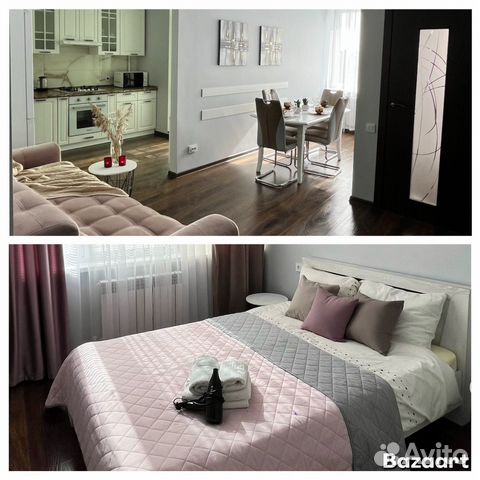 

1-к. квартира, 50 м², 2 кровати