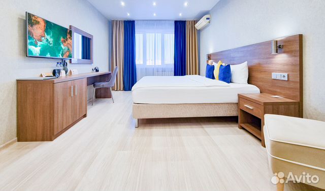 

1-к. квартира, 42 м², 2 кровати