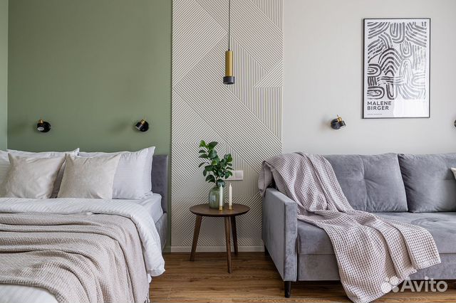 

1-к. квартира, 36 м², 2 кровати