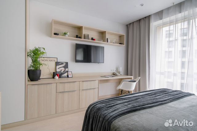 

Квартира-студия, 30 м², 1 кровать