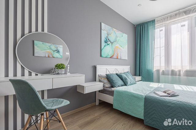 

1-к. квартира, 38 м², 2 кровати