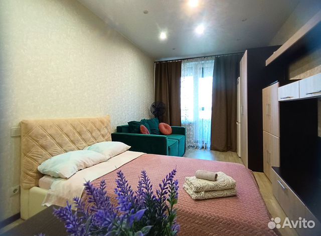 

Квартира-студия, 29 м², 2 кровати
