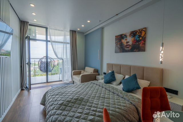 

Квартира-студия, 34 м², 2 кровати