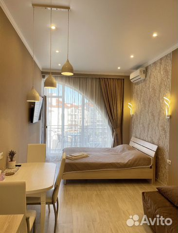 

Квартира-студия, 30 м², 2 кровати