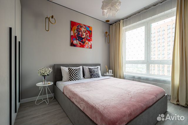 

1-к. квартира, 32 м², 2 кровати