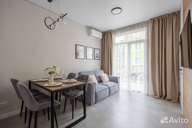 

1-к. квартира, 40 м², 2 кровати