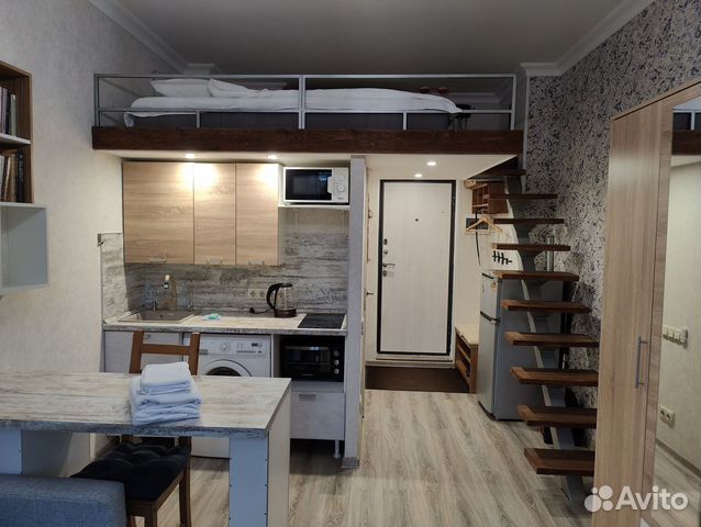 

Квартира-студия, 26 м², 2 кровати