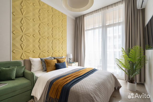 

Квартира-студия, 34 м², 2 кровати