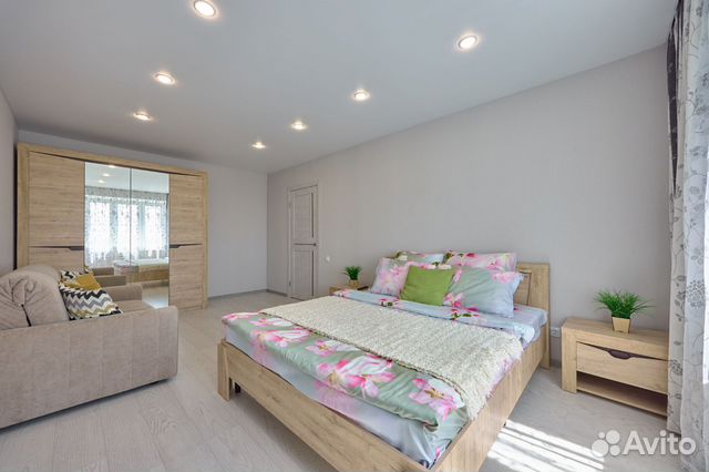 

1-к. квартира, 45 м², 2 кровати