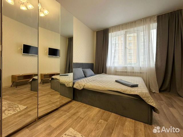 

1-к. квартира, 42 м², 1 кровать