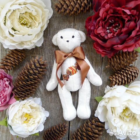 Мишка из ткани