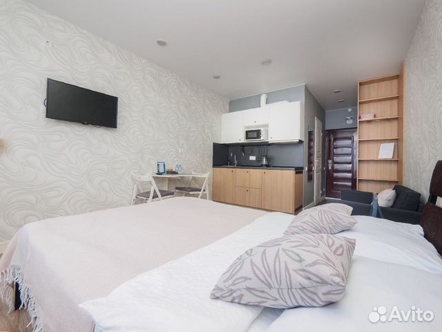

Квартира-студия, 25 м², 2 кровати