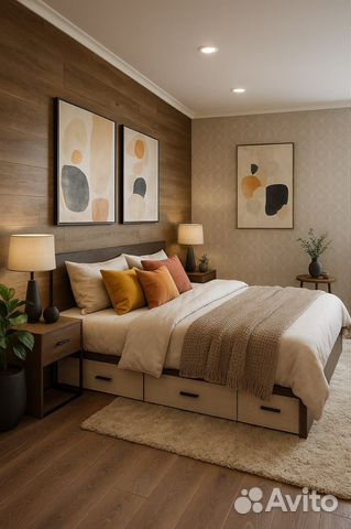 

1-к. квартира, 40 м², 3 кровати