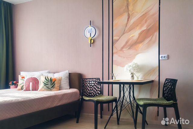 

Квартира-студия, 27 м², 2 кровати