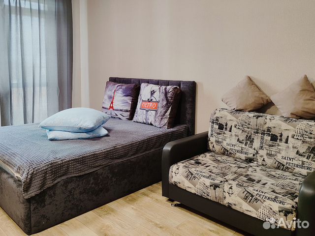 

Квартира-студия, 29 м², 2 кровати