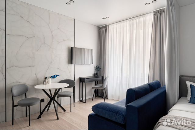 

Квартира-студия, 32 м², 2 кровати