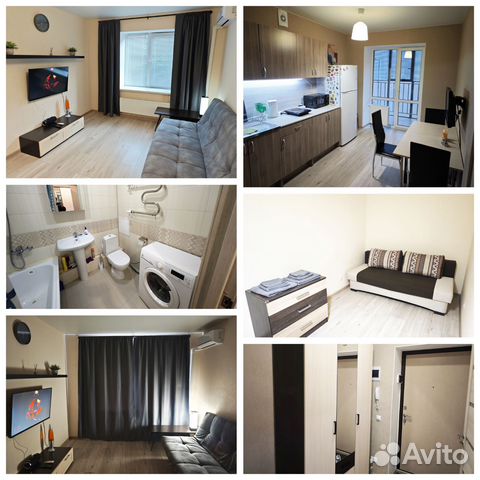 

1-к. квартира, 37 м², 2 кровати