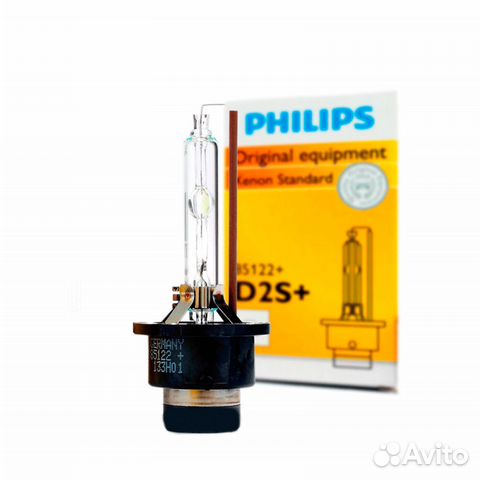 Оригинальная ксеноновая лампа Philips D2S+ 4300K