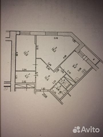 2-к квартира, 61 м², 9/22 эт.