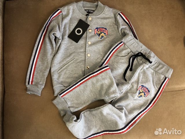 Детский спорт костюм Black star новый(128см,7-8лет