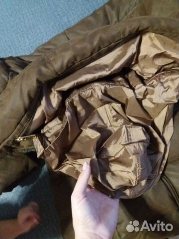 Пальто на пуху zara