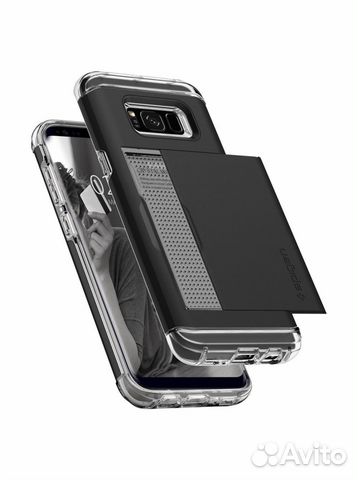Чехол-визитница Spigen для SAMSUNG Galaxy S8 Plus Чехол-визитница Spigen для SAMSUNG Galaxy S8 Plus