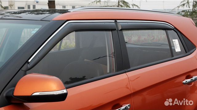 Ветровики (дефлекторы) на Hyundai Creta (Крета) Ветровики (дефлекторы) на Hyundai Creta (Крета)