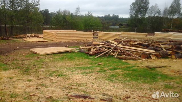 Сруб дома 8x8 м. Доставка бесплатно