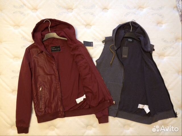 Pull and Bear синий жилет Новый