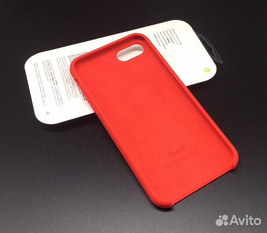 iPhone 7 8 Apple Silicone Case Красный Red