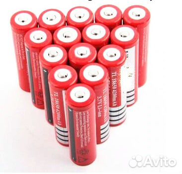 Аккумуляторные батарейки красные