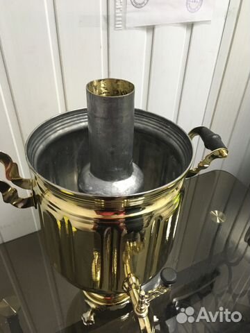 Самовар угольный на дровах 8 л г. Тула