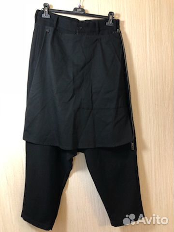 Новые черные штаны Yohji Yamamoto Новые черные штаны Yohji Yamamoto