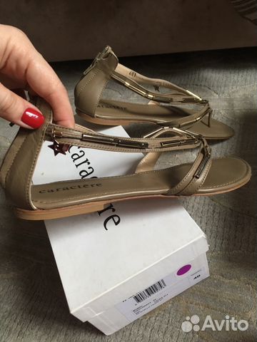 Сандалии caractere 39-40 новые 26 см Сандалии caractere 39-40 новые 26 см