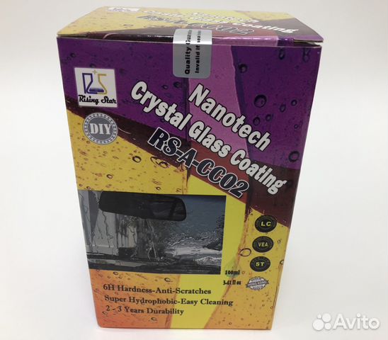 Антидождь нанокерамичемкая защита стекла гидрофобн