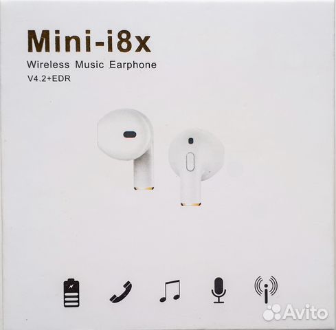 Одиночный Mini i8x Bluetooth стерео наушник 4.2