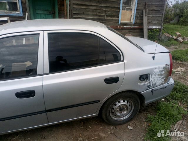 Hyundai Accent 1.6 МТ, 2005, битый, 152 560 км