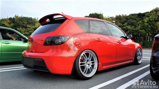 Спойлер (со стоп-сигналом) для для Mazda 3BK хетч Спойлер (со стоп-сигналом) для для Mazda 3BK хетч