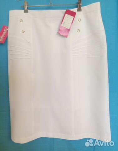Юбка белая новая Юбка белая новая