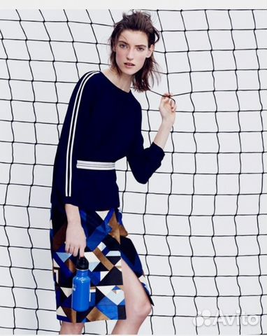 Шелковая юбка j.crew, 46 Шелковая юбка j.crew, 46