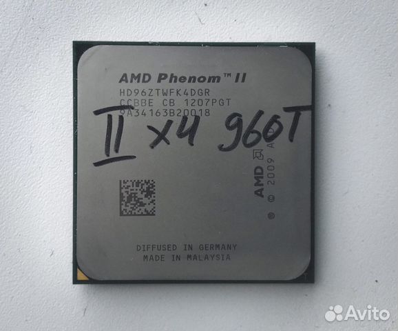 AM3 AMD Phenom II X4 Black 960T