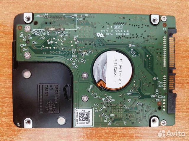 HDD жесткий диск WD5000bpvt 500 Гб