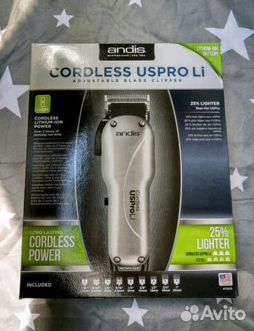Машинка Andis Cordless UsPro Li Новая Машинка Andis Cordless UsPro Li Новая