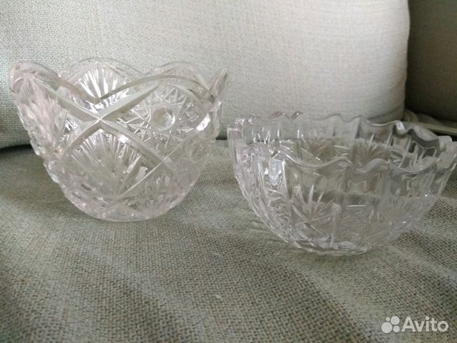 Хрустальные салатницы СССР