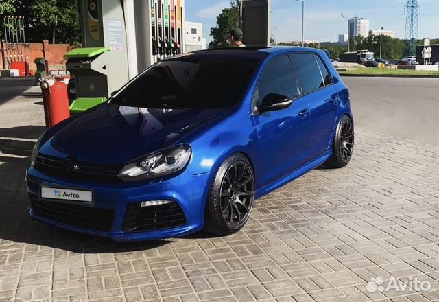 Volkswagen Golf 6 синий мат