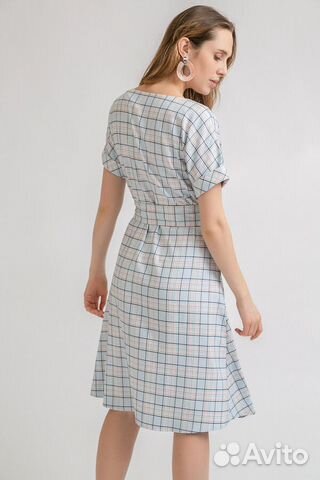 Новое платье в клетку на 56-58 р-р Новое платье в клетку на 56-58 р-р